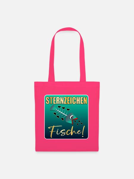 Sternzeichen Fische Geburtstag - Stoffbeutel - Azalea