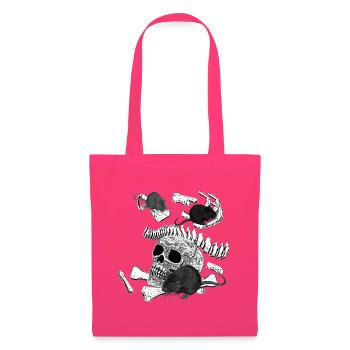 Menschenknochen, Ratte, geburtstagsgeschenk Mann - Stoffbeutel - Azalea - Vorne