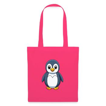 Penguin Cute Mascot Cartoon Character Kawaii - Tote Bag - azalea - Front