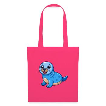 Siegel Niedliche Maskottchen Cartoon Figur Kawaii - Stoffbeutel - Azalea - Vorne