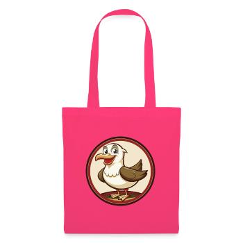 Möwe Bunte Kawaii Cartoon Charakter Clipart - Stoffbeutel - Azalea - Vorne