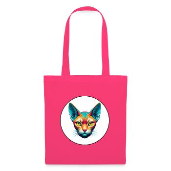 Rot Devon Rex Katzenrasse Cartoon Kawaii Tier Haustier - Stoffbeutel - Azalea - Vorne