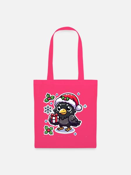 Festive Crow Mischief - Stoffbeutel - Azalea