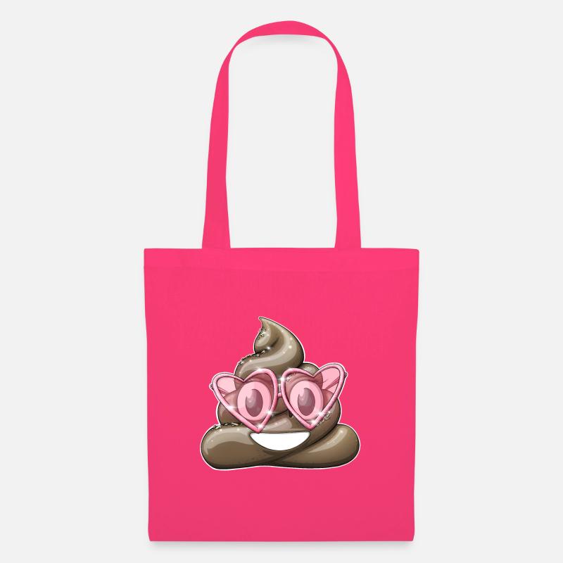 Häufen Sie Kacke mit rosa Gläsern ab - Stoffbeutel - Azalea