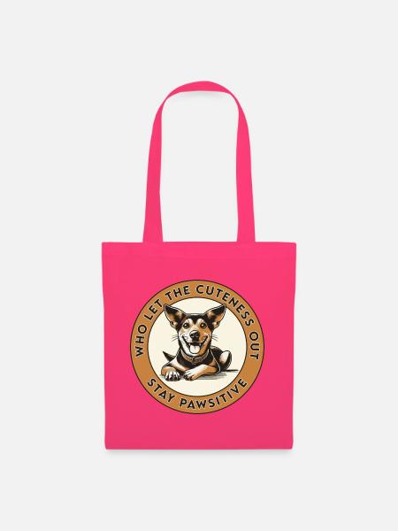 Stay Pawsitive - Stoffbeutel - Azalea