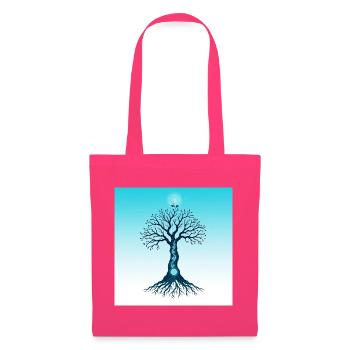 Spiritual Tree - Sac en tissu - rose azalée - Devant