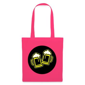 Beer Toast Symbol Beer Mug - Tote Bag - azalea - Front
