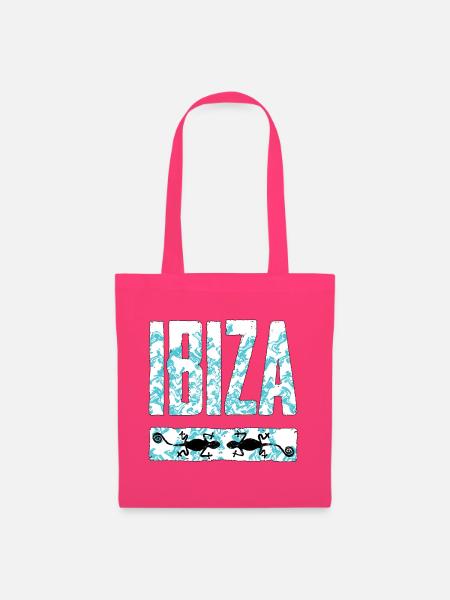 Ibiza Chameleon Art Design - Stoffbeutel - Azalea