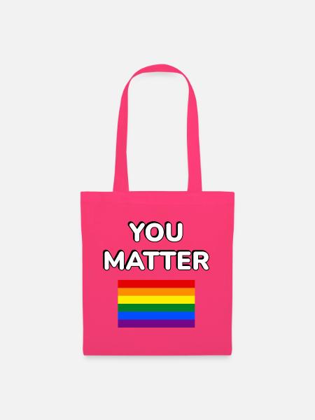 You Matter Pride-Flagge - Stoffbeutel - Azalea