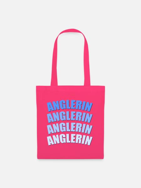 Anglerin - Stoffbeutel - Azalea