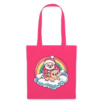 Chihuahua Dog Santa Claus Christmas - Tote Bag - azalea - Front