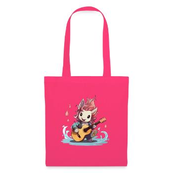 Sparkling bunny with guitar - Tote Bag - azalea - Front