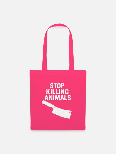 Stoppt Tierquälerei Statement - Stoffbeutel - Azalea