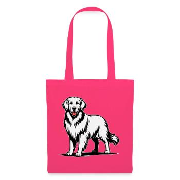 Golden Retriever in stolzer Pose - Stoffbeutel - Azalea - Vorne