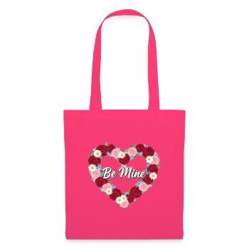 Coeur de Roses Be Mine - Sac en tissu - rose azalée - Devant