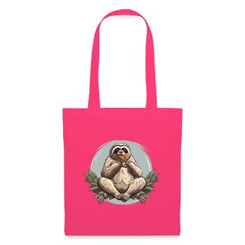 Sloth Snack Zen - Tote Bag - azalea - Front