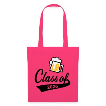 Promotion 2026 (Promotion diplômée / Bière / 3C POS) - Sac en tissu - rose azalée - Devant