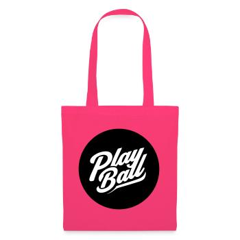Play Ball Vintage Script - Sac en tissu - rose azalée - Devant