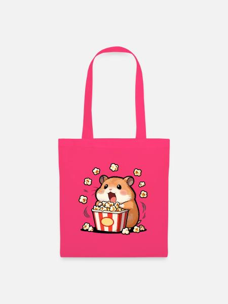 Hamster-Popcorn-Gourmet - Stoffbeutel - Azalea