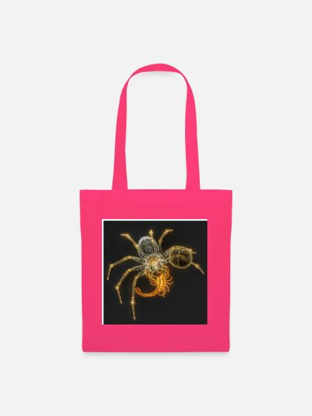 Neon Arachnide Design - Stoffbeutel - Azalea