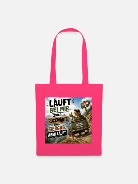 Läuft Mir Rückwärts Bergab - Stoffbeutel - Azalea