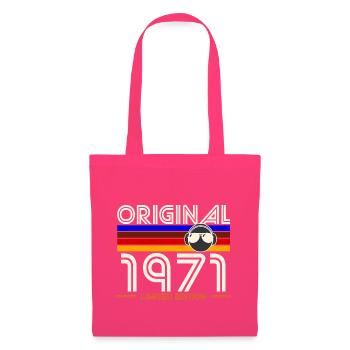 Originales Retro-Edition-T-Shirt von 1971 - Stoffbeutel - Azalea - Vorne