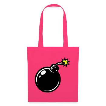 Bomb Comic - Sac en tissu - rose azalée - Devant