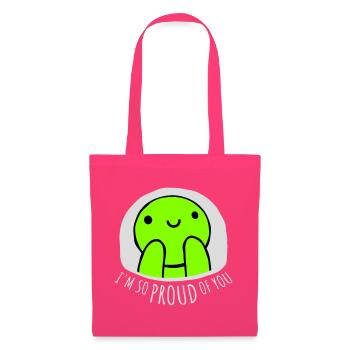 Je suis tellement fier de toi pour t’encourager sincèrement à dire - Sac en tissu - rose azalée - Devant