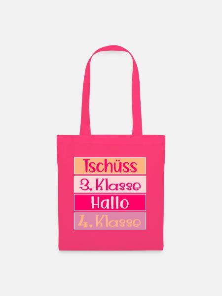 Hallo Viertklässlerin - Grundschule - Stoffbeutel - Azalea
