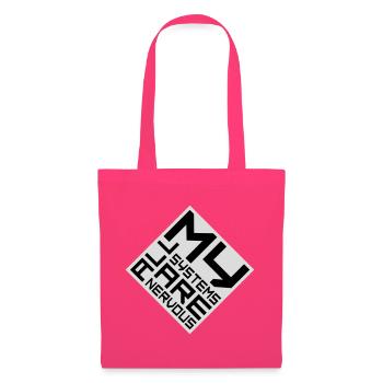 All My Systems Are Nervous Funny Fear Nerd Logo - Tote Bag - azalea - Front
