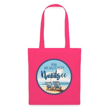 Moin! Was willste Meer? – Nordsee Design - Stoffbeutel - Azalea - Vorne