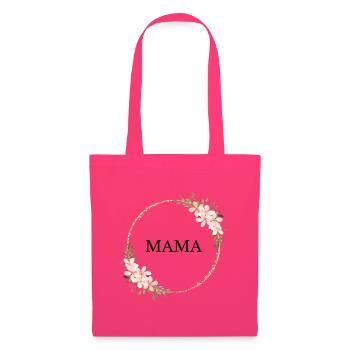 Gold Ring Floral Frame Pink - Tote Bag - azalea - Front