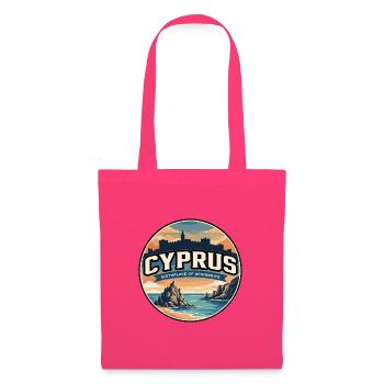 Retro Cyprus Aphrodites Rock-Abzeichen - Stoffbeutel - Azalea - Vorne