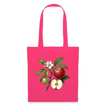 Apfelbaum (Malus domestica) – Botanische Illustration - Stoffbeutel - Azalea - Vorne