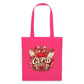 Cupid Club – Romantisches Herz mit Flügeln - Stoffbeutel - Azalea - Vorne
