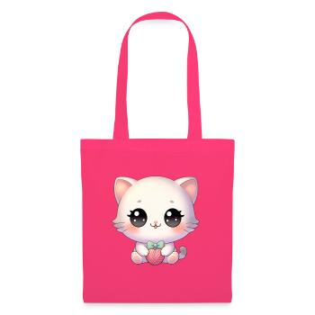 Kawaii Chibi Katze - Stoffbeutel - Azalea - Vorne