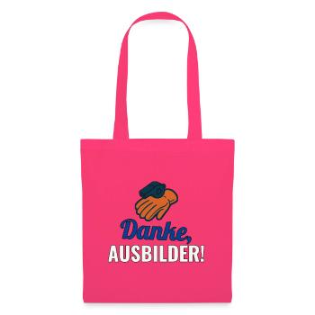 Danke, Ausbilder! Shirt für Kameradschaft - Stoffbeutel - Azalea - Vorne