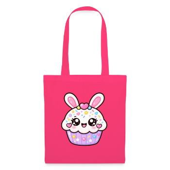 Bunny Cupcake-Streusel - Stoffbeutel - Azalea - Vorne