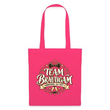 Team Bräutigam – Männerabend JGA Party - Stoffbeutel - Azalea - Vorne