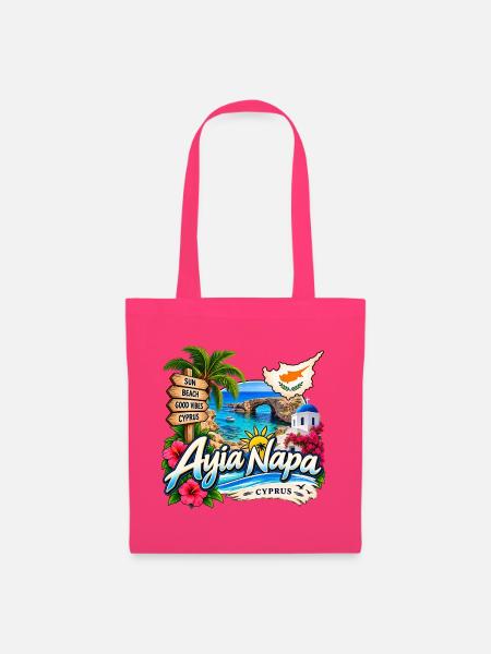 Ayia Napa – Sonne, Strand & Zypern - Stoffbeutel - Azalea
