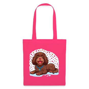 American Water Spaniel - Stoffbeutel - Azalea - Vorne