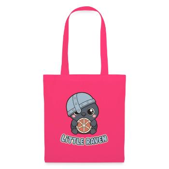 Kleiner Wikinger Rabe mit Schild - Stoffbeutel - Azalea - Vorne