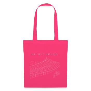 Heimathügel Weinberg Steillage Line-Art Shirt - Stoffbeutel - Azalea - Vorne