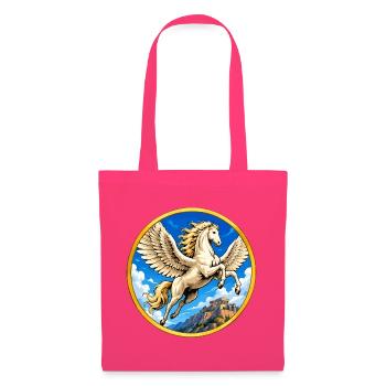 Pegasus über dem Hügel - Stoffbeutel - Azalea - Vorne