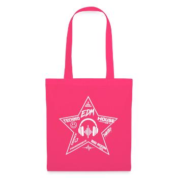 Star EDM Kopfhörer Grafik - Stoffbeutel - Azalea - Vorne