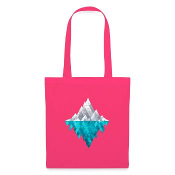 Eisiger Geometrie-Diamant - Stoffbeutel - Azalea - Vorne