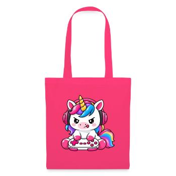 Cute_gaming_unicorn - Stoffbeutel - Azalea - Vorne