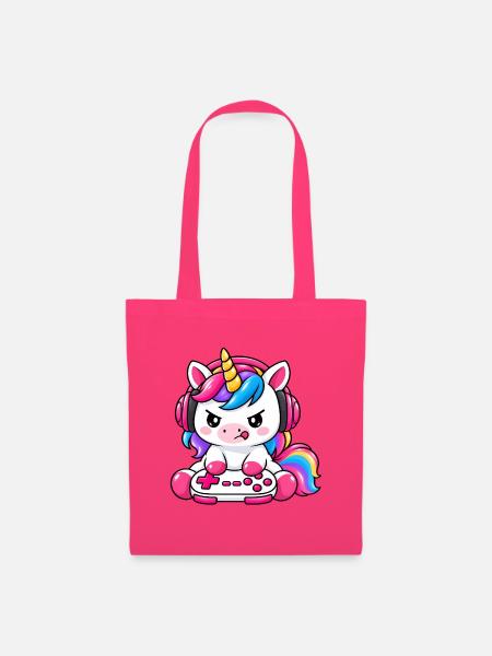 Cute_gaming_unicorn - Stoffbeutel - Azalea
