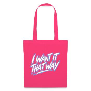 I Want It That Way - Backstreet 2026 - Stoffbeutel - Azalea - Vorne