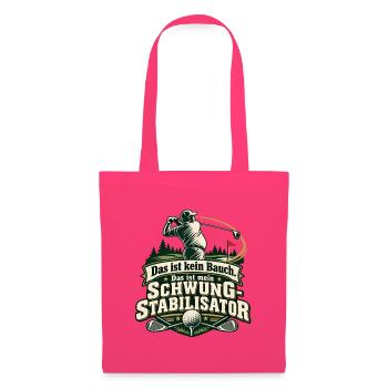 Golf Spruch Schwung-Stabilisator – Lustiges Golfer - Stoffbeutel - Azalea - Vorne